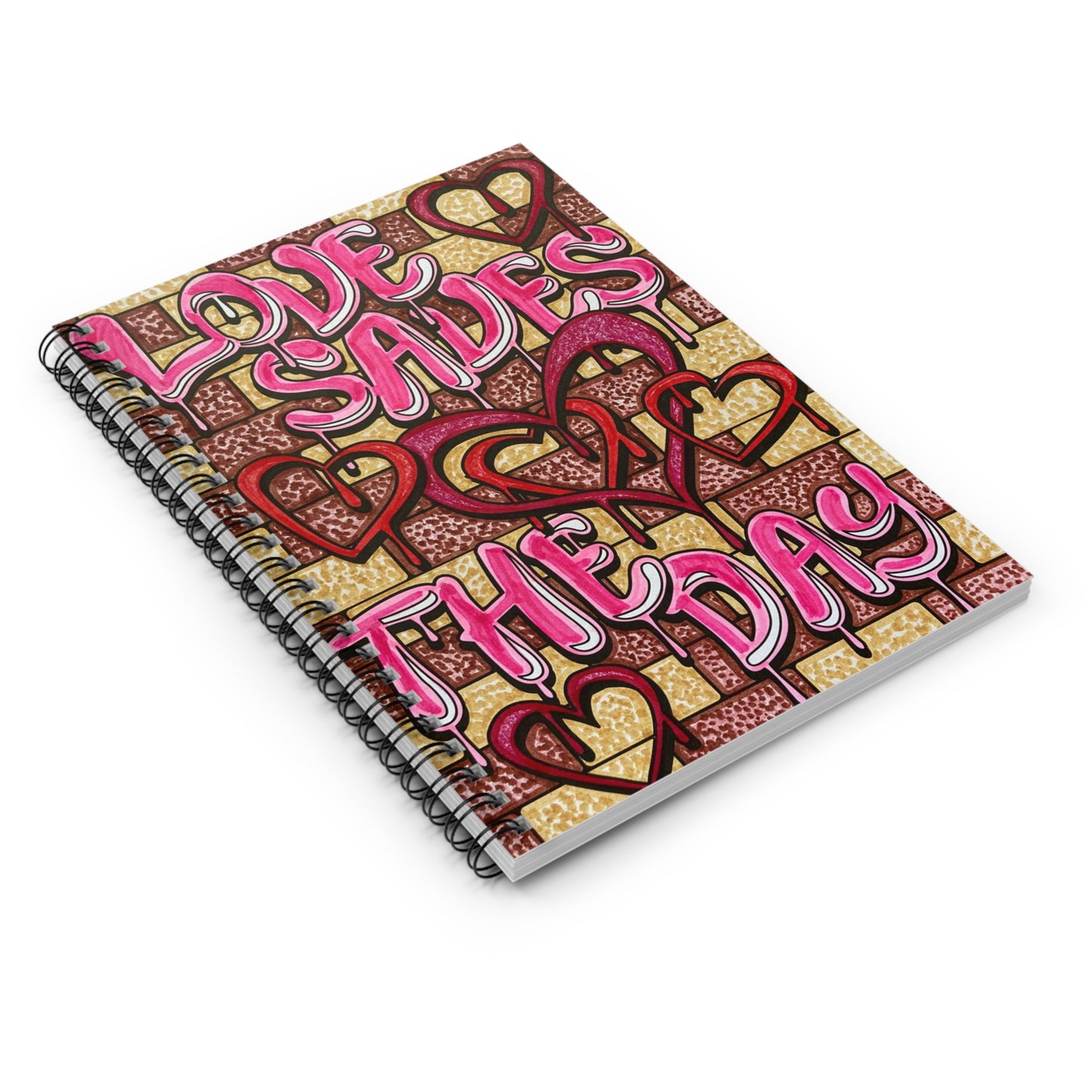 Love Saves - Spiral Notebook