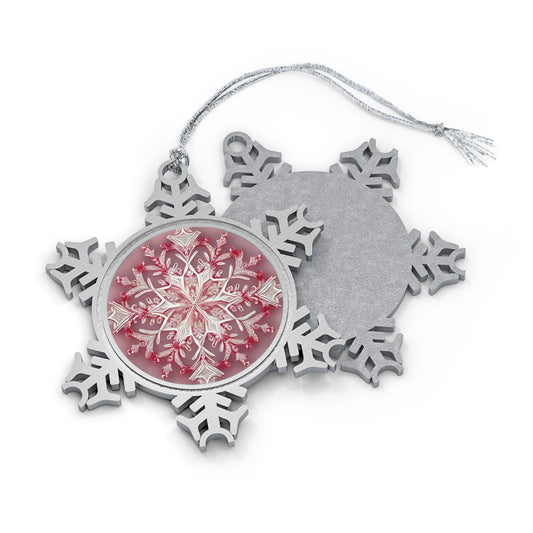 Love Spirit ~ Snowflake Pewter Ornament