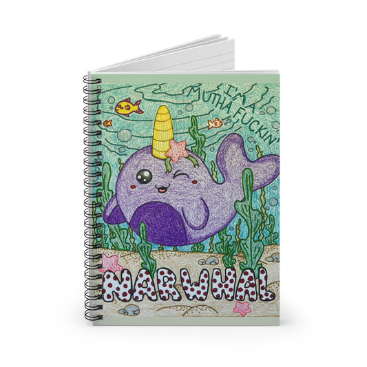 Narwhal - Spiral Notebook