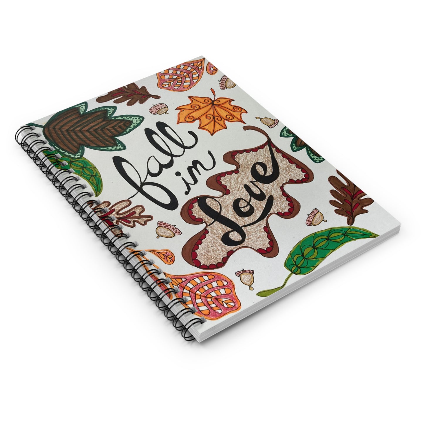 Fall In Love  - Spiral Notebook