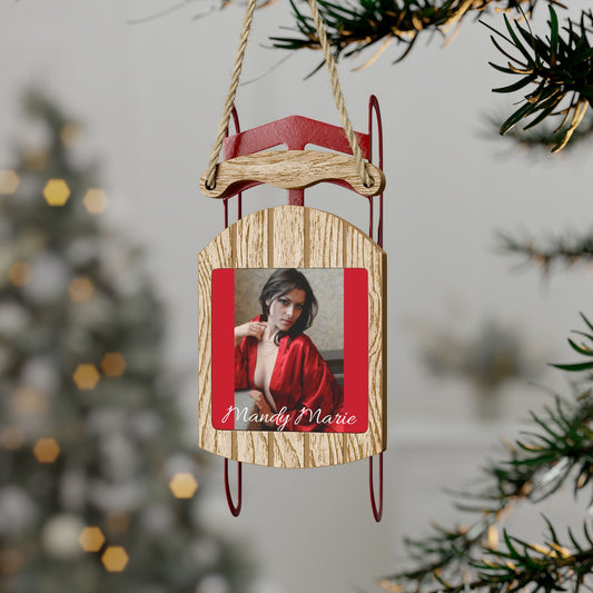 Mandy Marie - Sled Ornament