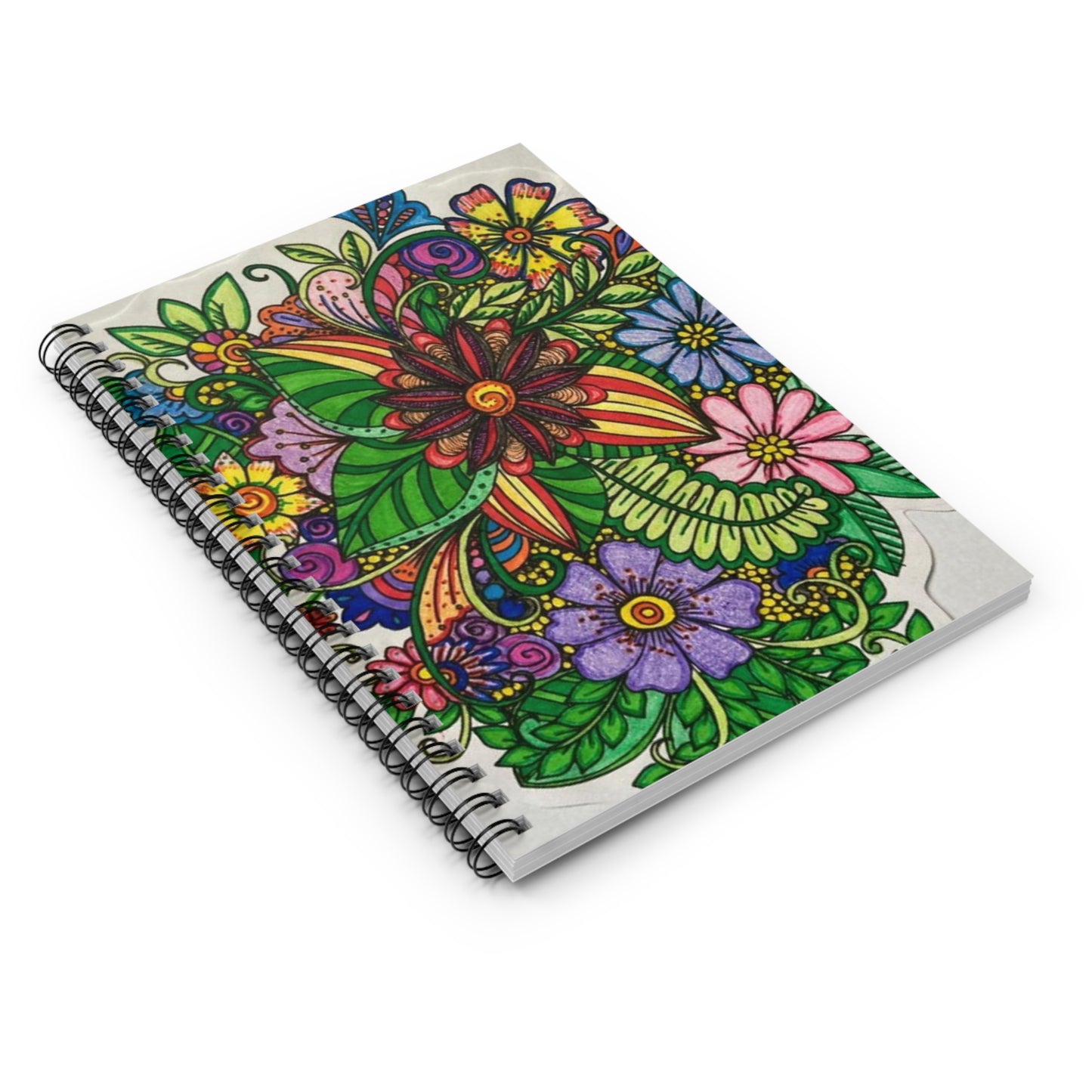 Floral - Spiral Notebook