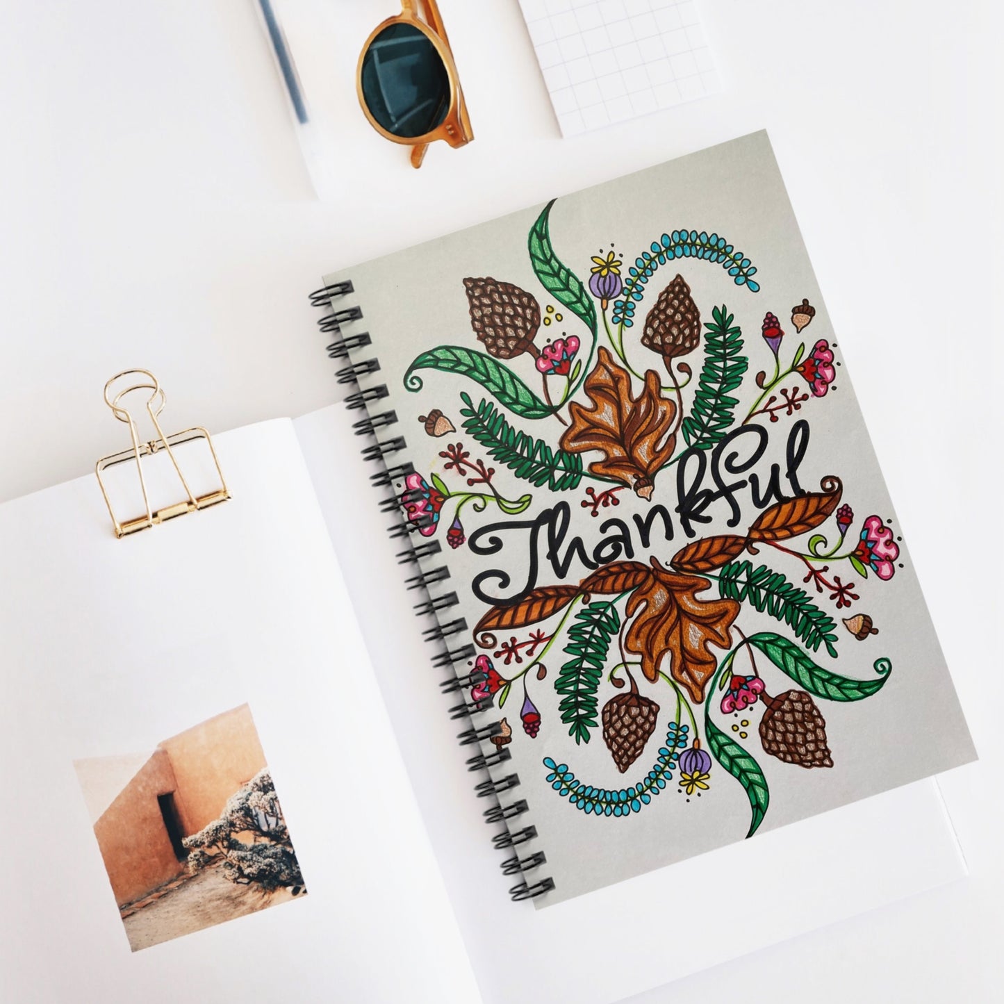 Thankful - Spiral Notebook