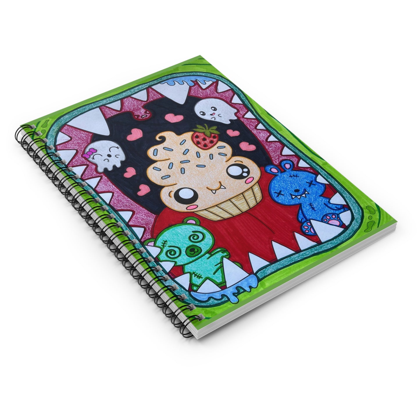 Om Nom - Spiral Notebook