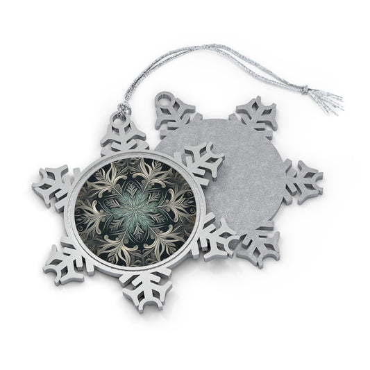 Air Spirit ~ Snowflake Pewter Ornament