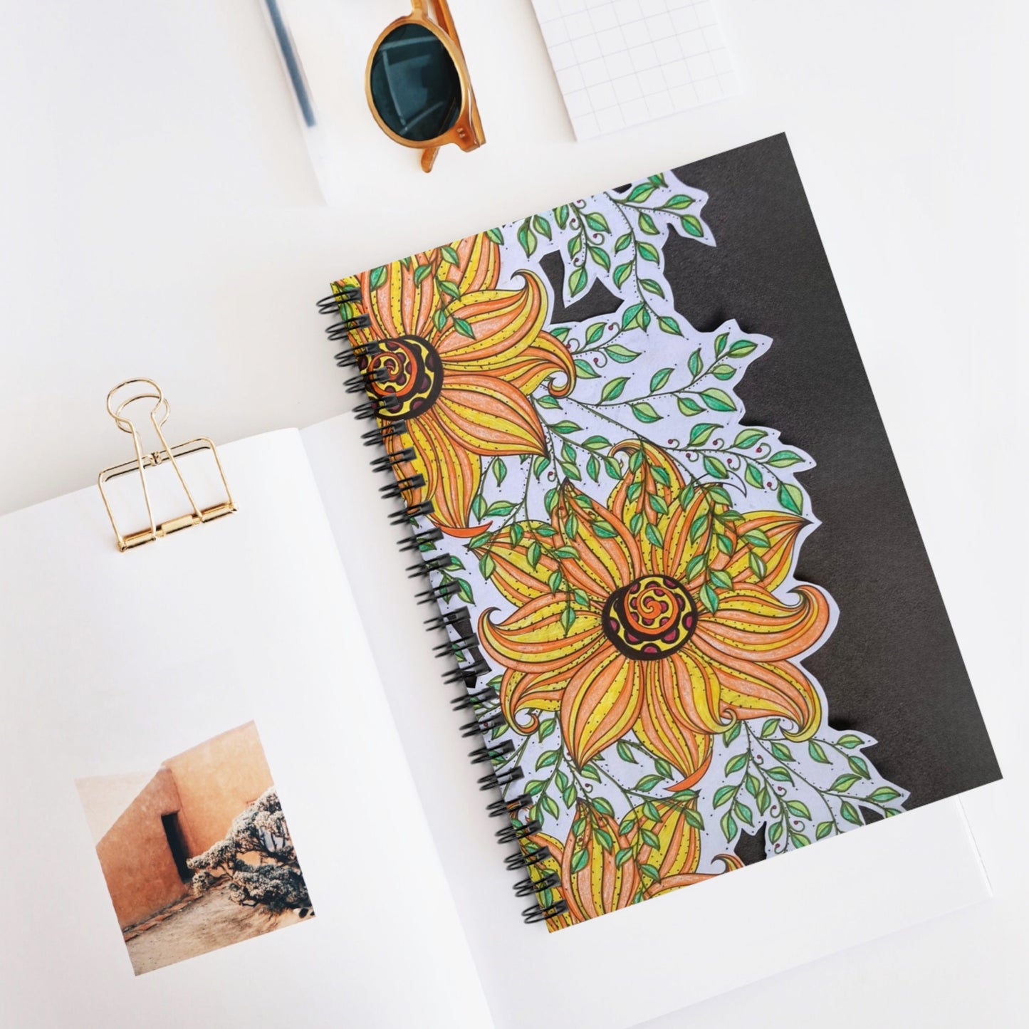 Sunflowers - Spiral Notebook