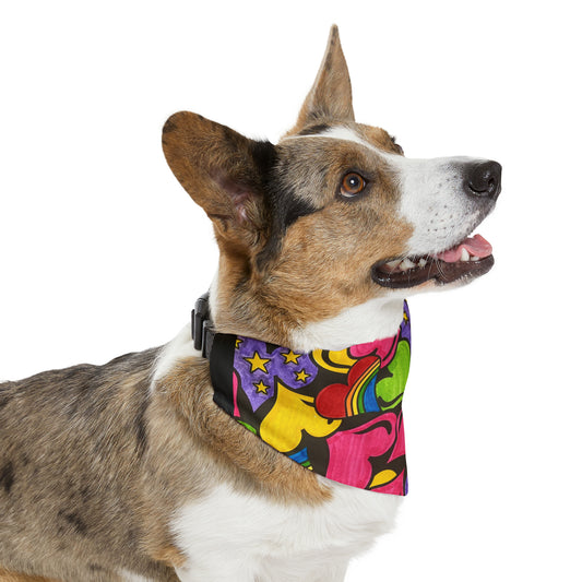 Much Love - Pet Bandana Collar