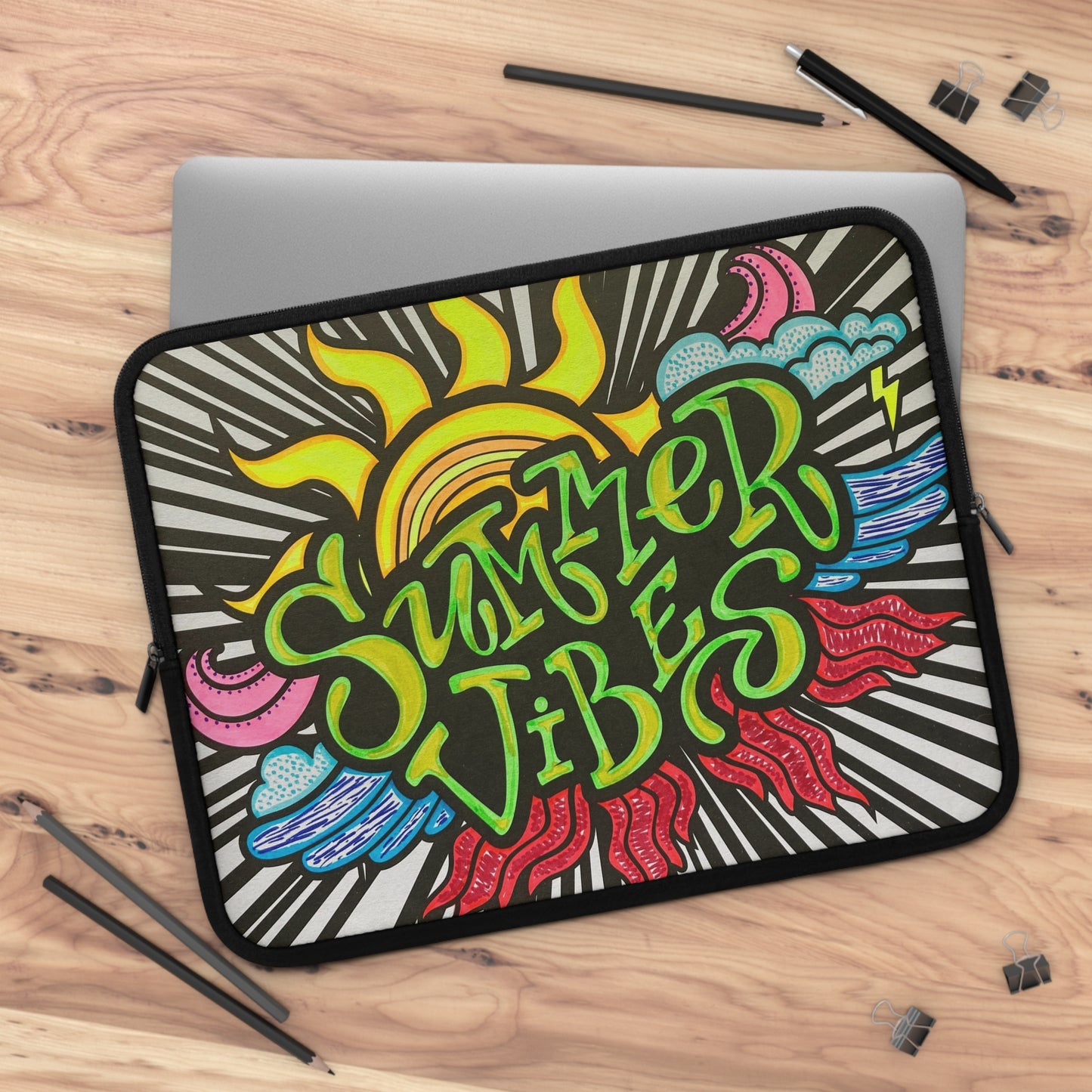 Summer Vibes - Laptop - Tablet - Tray Sleeve