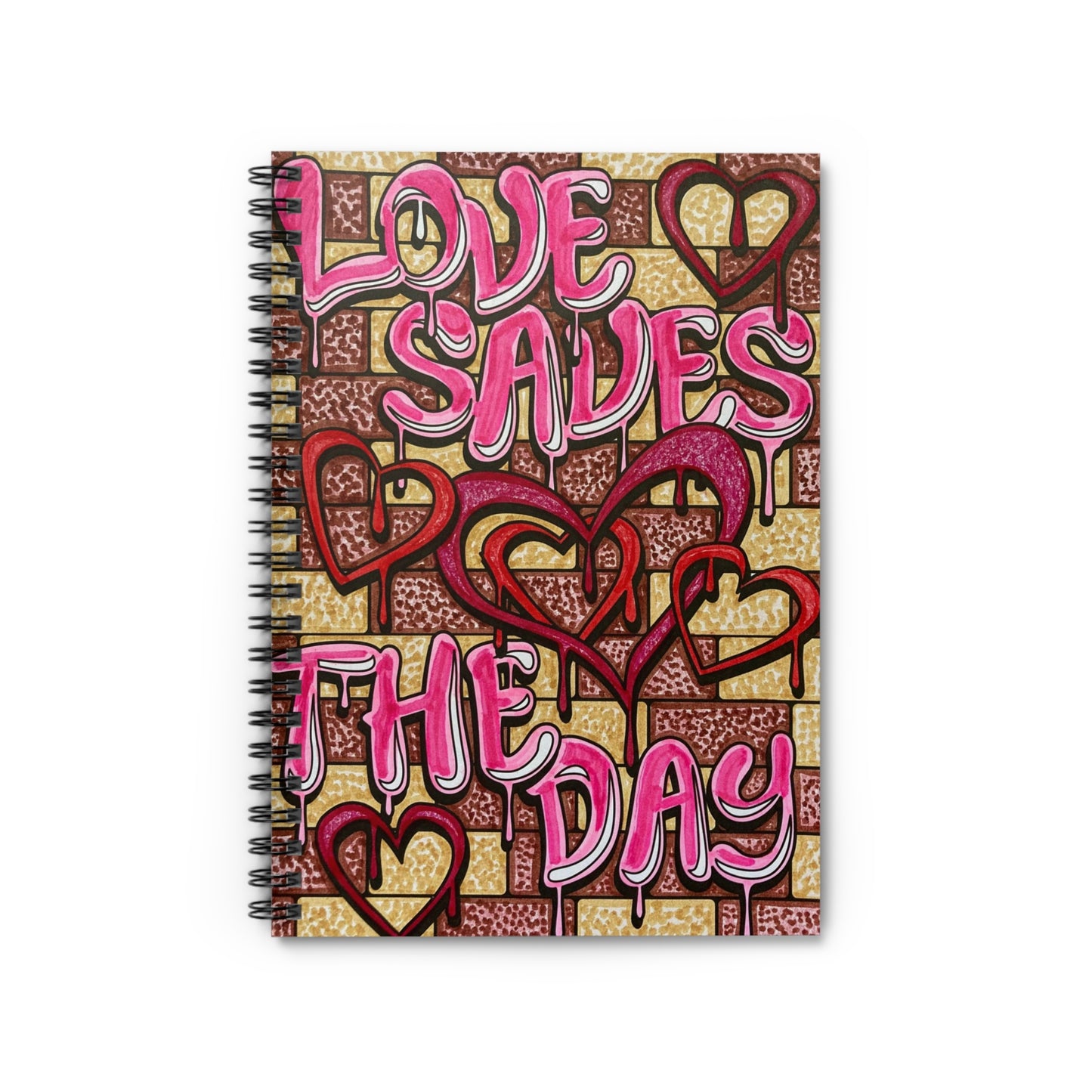 Love Saves - Spiral Notebook