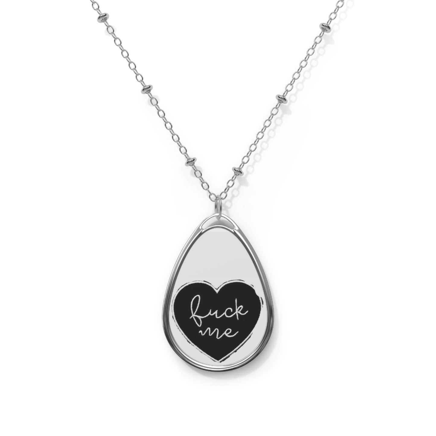 F* Me Oval Necklace