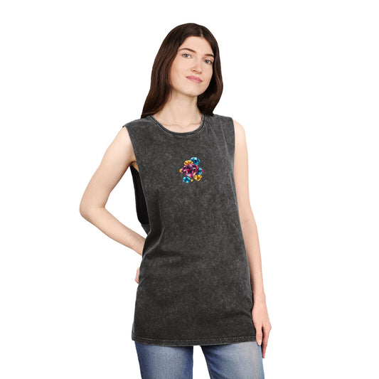 Diamond - MMVIP - Unisex Stonewash Tank Top