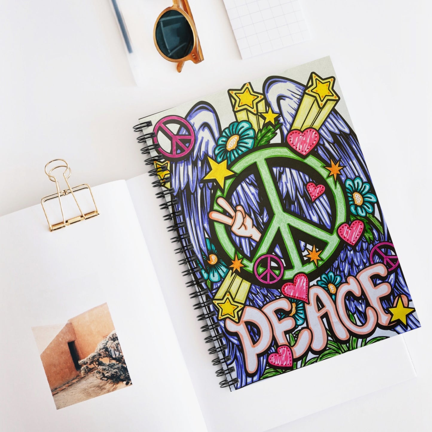 Peace - Spiral Notebook