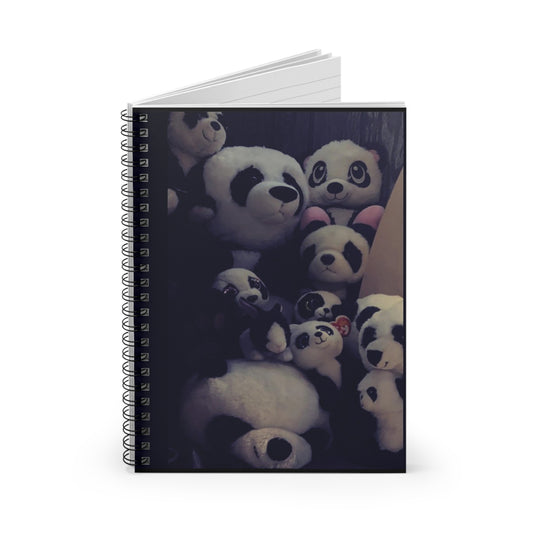 Panda Pile - Spiral Notebook