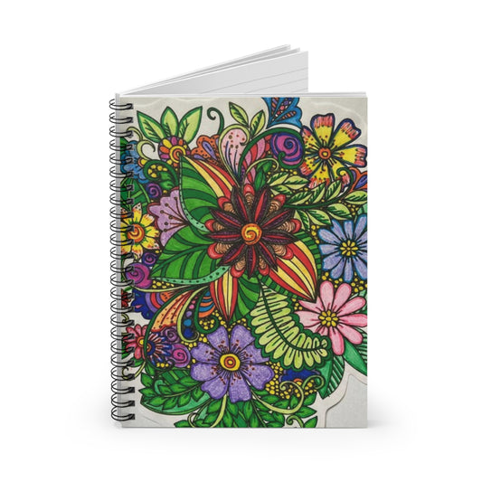 Floral - Spiral Notebook