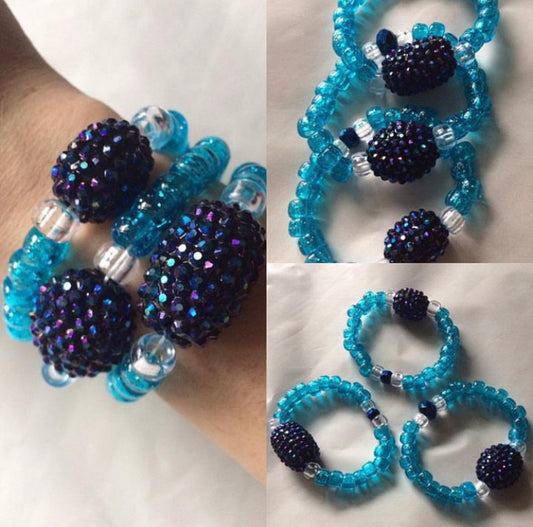 Blue Raspberry - Bracelets - Set